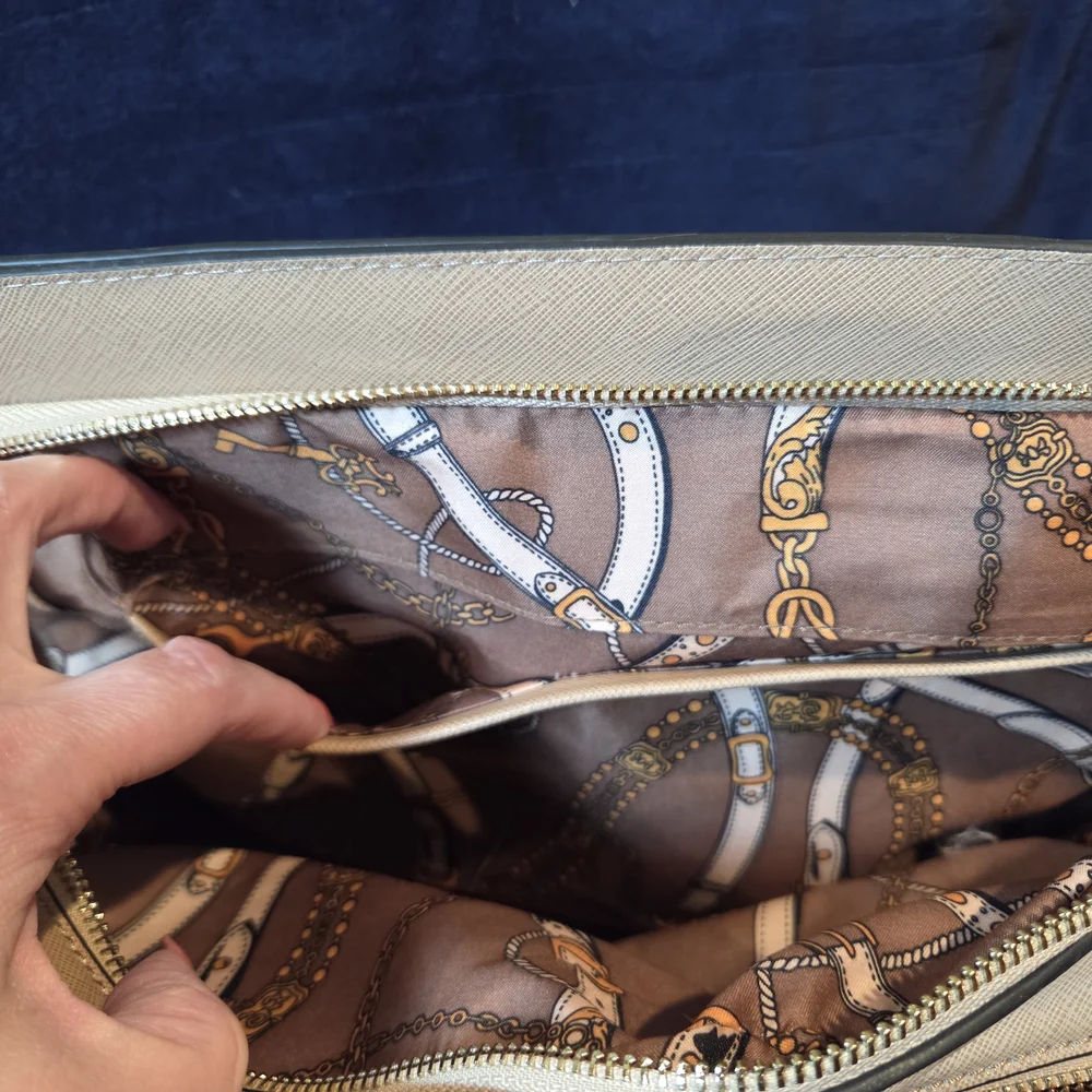 Classic Tan Top-Handle Satchel